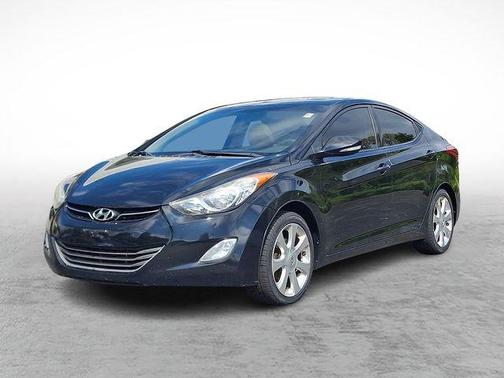 Midnight Black Mica 2013 Hyundai ELANTRA Limited
