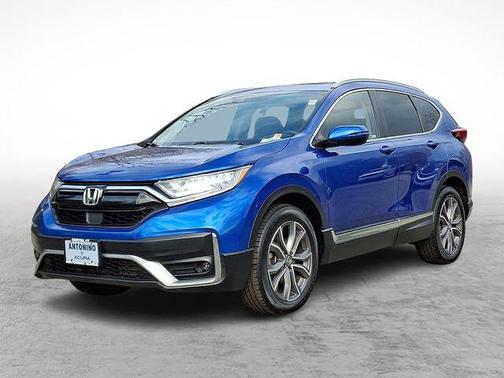 Blue 2021 Honda CR-V AWD Touring