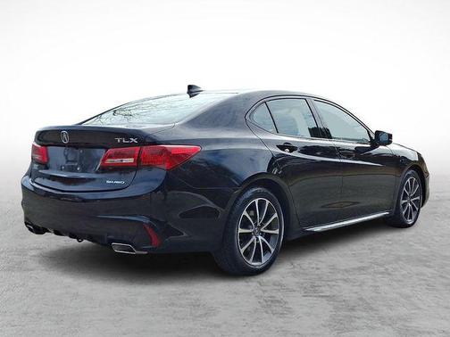 Black 2018 Acura TLX Technology