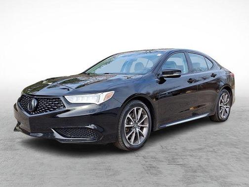 Black 2018 Acura TLX Technology