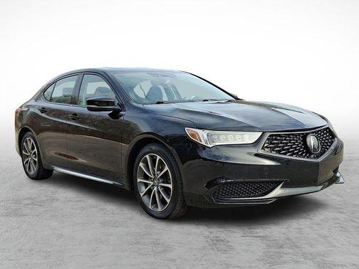 Black 2018 Acura TLX Technology