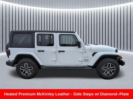 Bright White 2024 Jeep Wrangler 4-Door Sahara