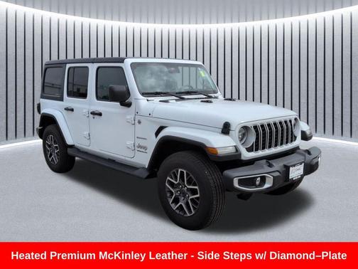 Bright White 2024 Jeep Wrangler 4-Door Sahara