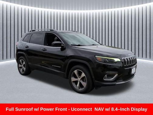 Diamond Black Crystal Pearlcoat 2020 Jeep Cherokee Limited