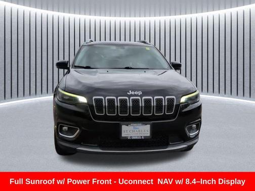 Diamond Black Crystal Pearlcoat 2020 Jeep Cherokee Limited