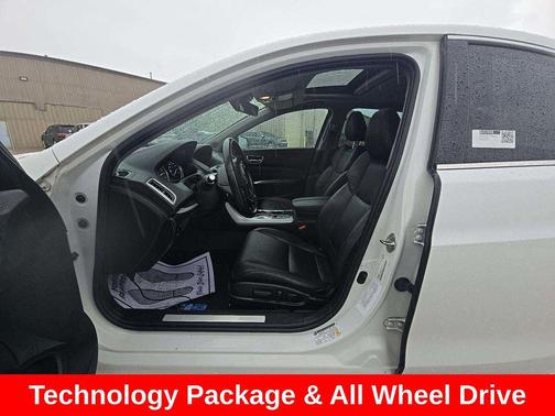 Platinum White Pearl 2019 Acura TLX Technology