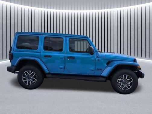 Hydro Blue Pearlcoat 2026 Jeep Wrangler 4-Door Sahara 4x4