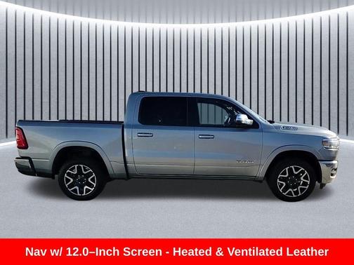 Billet Silver Metallic Clearcoat 2025 RAM 1500 Laramie