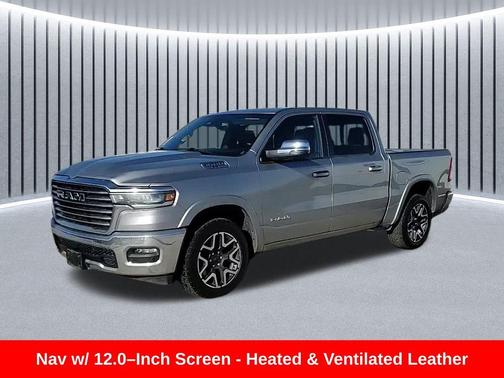 Billet Silver Metallic Clearcoat 2025 RAM 1500 Laramie