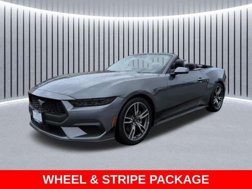 Carbonized Gray Metallic 2025 Ford Mustang EcoBoost Premium