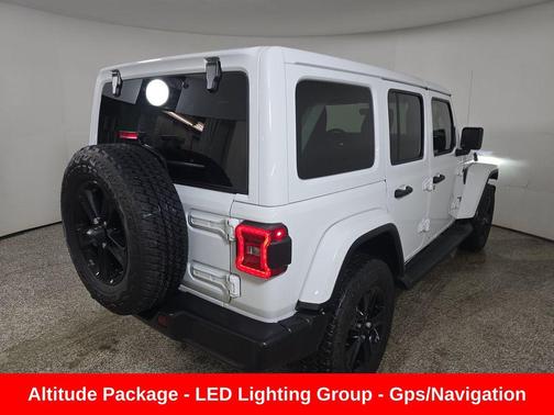 Bright White 2023 Jeep Wrangler 4-Door Sahara Altitude
