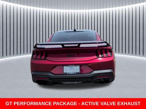 Rapid Red Metallic Tinted Clearcoat 2024 Ford Mustang GT Premium