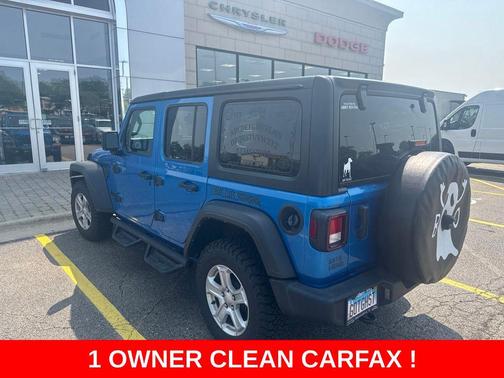 Hydro Blue Pearlcoat 2022 Jeep Wrangler Unlimited Sport