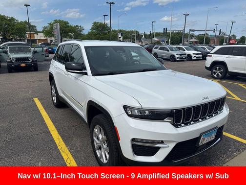 Bright White Clearcoat 2022 Jeep Grand Cherokee Limited