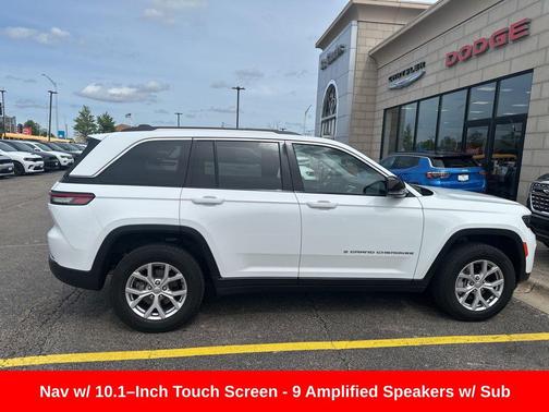 Bright White Clearcoat 2022 Jeep Grand Cherokee Limited