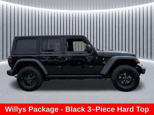 Black Clearcoat 2025 Jeep Wrangler Willys