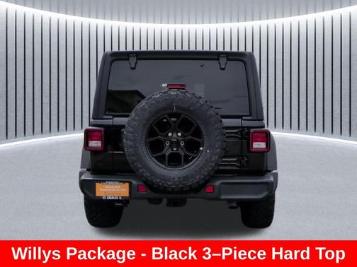 Black Clearcoat 2025 Jeep Wrangler Willys