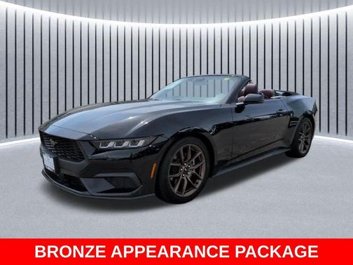 Shadow Black 2025 Ford Mustang EcoBoost Premium
