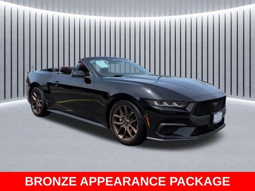 Shadow Black 2025 Ford Mustang EcoBoost Premium