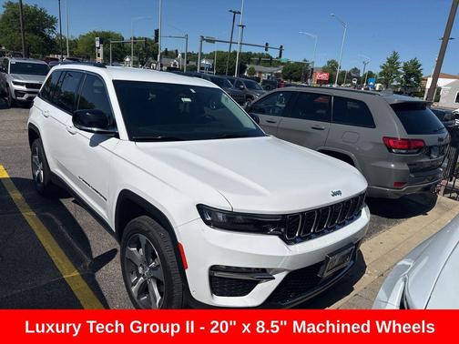 Bright White Clearcoat 2023 Jeep Grand Cherokee Limited