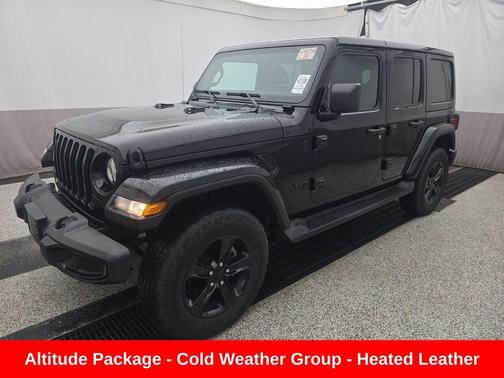 Black 2023 Jeep Wrangler 4-Door Sahara Altitude