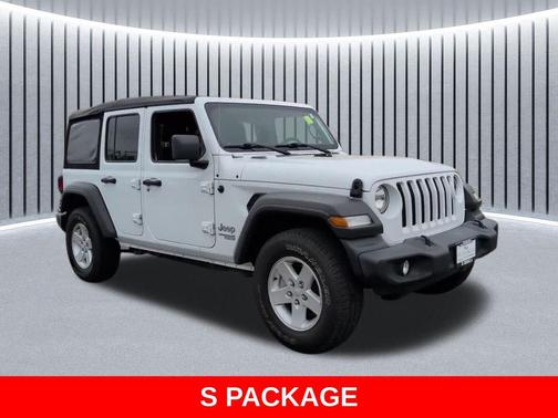 Bright White Clearcoat 2019 Jeep Wrangler Unlimited Sport