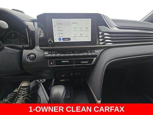 Midnight Black Metallic 2025 Toyota Camry XSE