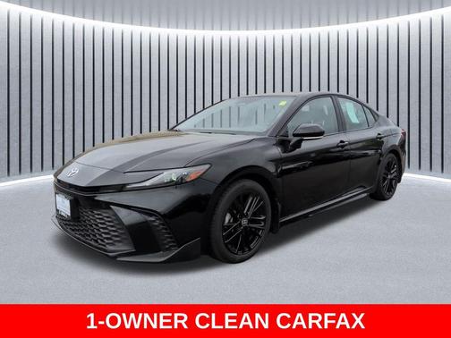Midnight Black Metallic 2025 Toyota Camry XSE