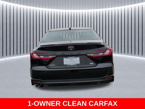 Midnight Black Metallic 2025 Toyota Camry XSE