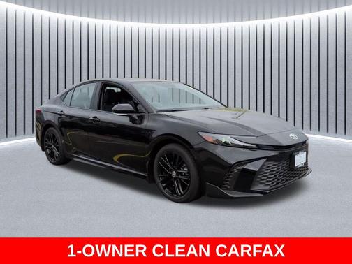 Midnight Black Metallic 2025 Toyota Camry XSE
