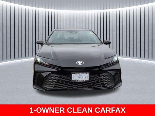Midnight Black Metallic 2025 Toyota Camry XSE