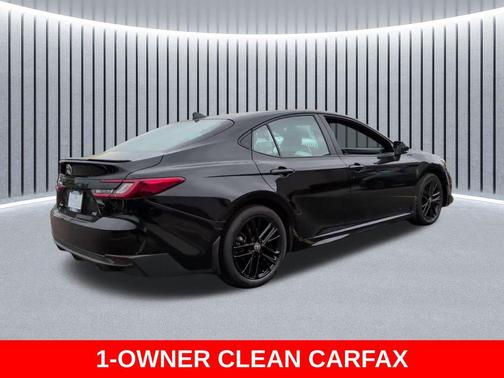 Midnight Black Metallic 2025 Toyota Camry XSE