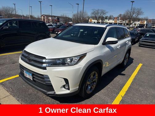 Blizzard Pearl 2019 Toyota Highlander Limited Platinum