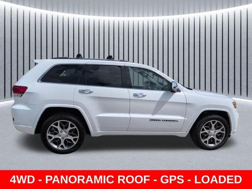 Bright White Clearcoat 2020 Jeep Grand Cherokee Overland