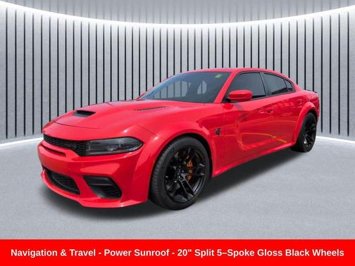 Go Mango 2022 Dodge Charger SRT Hellcat Widebody Jailbreak