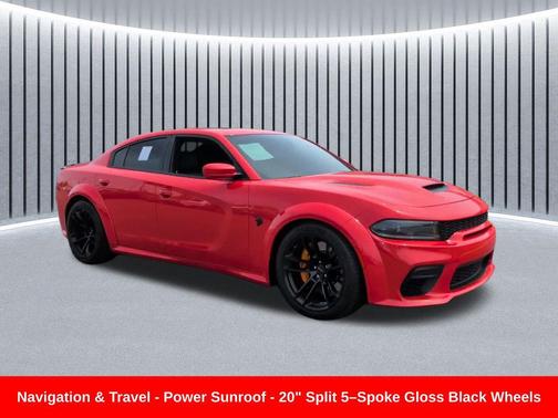 Go Mango 2022 Dodge Charger SRT Hellcat Widebody Jailbreak