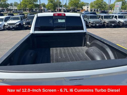 Bright White Clearcoat 2024 RAM 2500 Laramie Crew Cab 4x4 6'4' Box