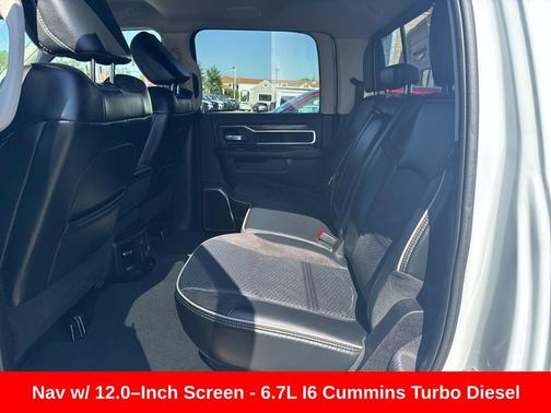 Bright White Clearcoat 2024 RAM 2500 Laramie Crew Cab 4x4 6'4' Box