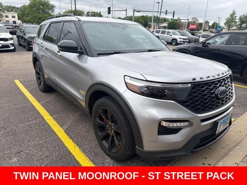 Iconic Silver Metallic 2021 Ford Explorer ST