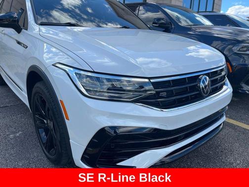 Opal White Pearl 2024 Volkswagen Tiguan 2.0T SE R-Line Black 4MOTION