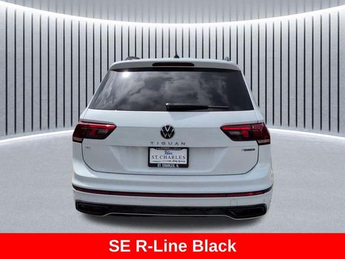 Opal White Pearl 2024 Volkswagen Tiguan 2.0T SE R-Line Black 4MOTION