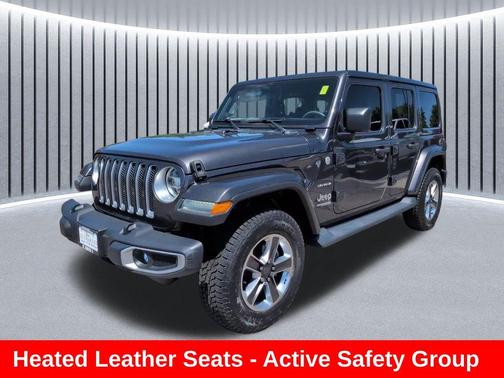 Granite Crystal Metallic Clearcoat 2018 Jeep Wrangler Unlimited Sahara