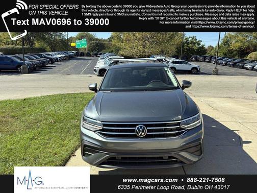 2022 Volkswagen Tiguan 2.0T S 4MOTION