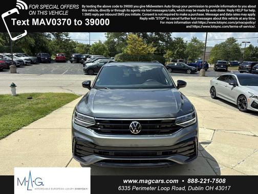 2022 Volkswagen Tiguan 2.0T SE R-Line Black 4MOTION