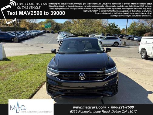 2023 Volkswagen Tiguan 2.0T SE R-Line Black