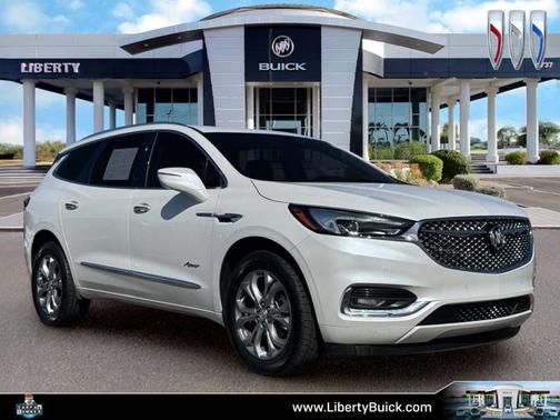 White Frost Tricoat 2021 Buick Enclave Avenir