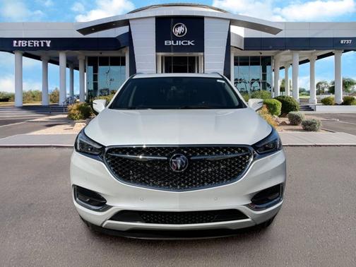 White Frost Tricoat 2021 Buick Enclave Avenir