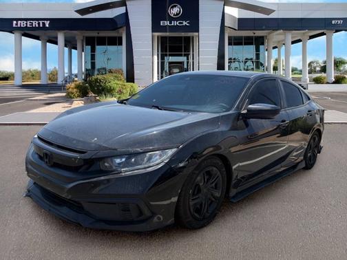 Black 2019 Honda Civic LX
