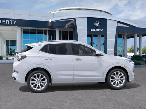 White Frost Tricoat 2026 Buick Encore GX Avenir