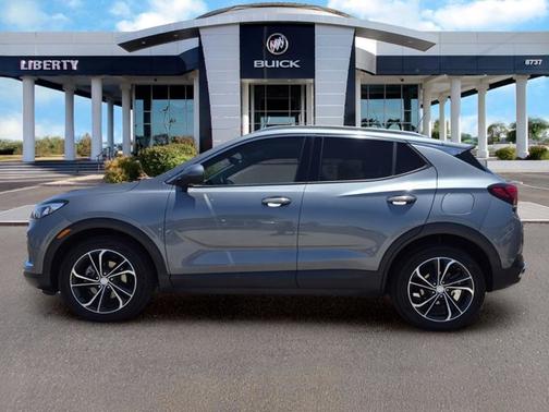 Satin Steel Metallic 2021 Buick Encore GX Essence